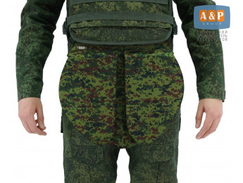 Напашник тактический "Трилистник". Класс защиты Бр 2. Цвет: ЕМР (цифра).
